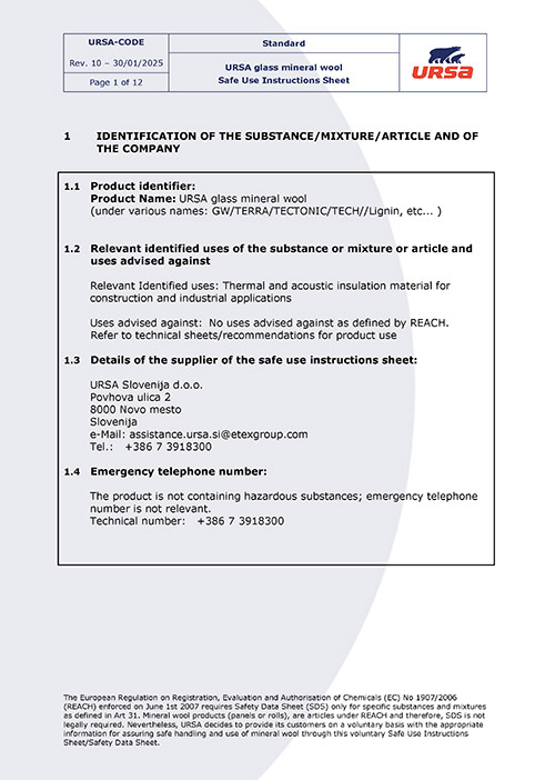 URSA - Einblasdämmung - Downloads